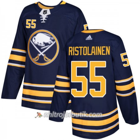 Män Ishockey Buffalo Sabres Tröja Rasmus Ristolainen 55 Adidas 2017-2018 Marinblå Authentic